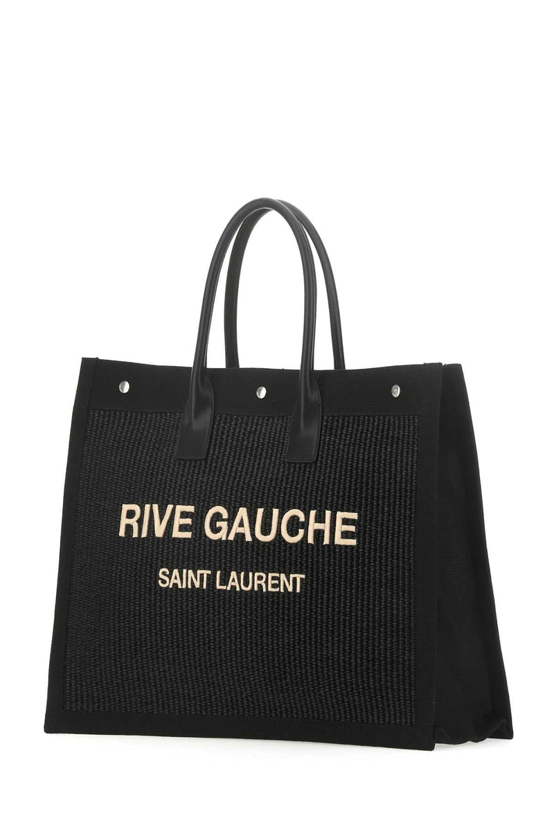 Saint Laurent Rive Gauche Tote Bag — Black