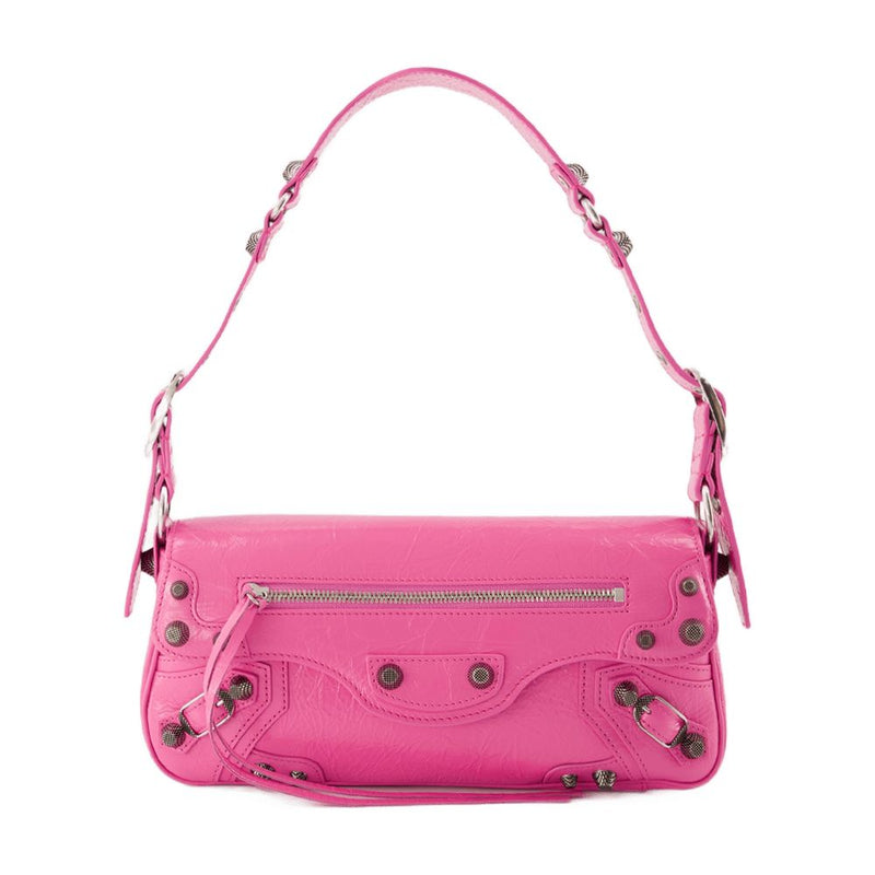 Balenciaga Le Cagole Shoulder Bag — Pink Calfskin