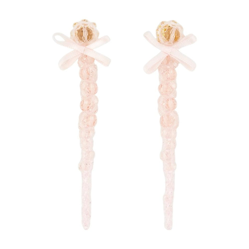 Simone Rocha Bow Drip Earrings — Pink Others
