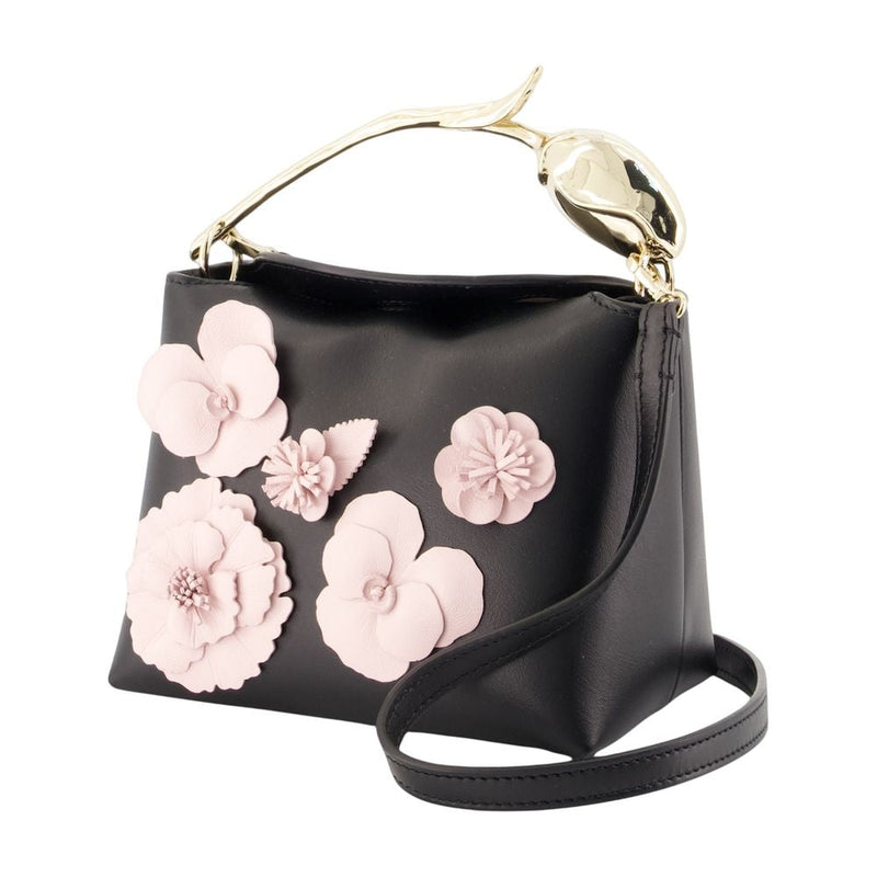 Erdem Top Handle Bag — Black Goatskin
