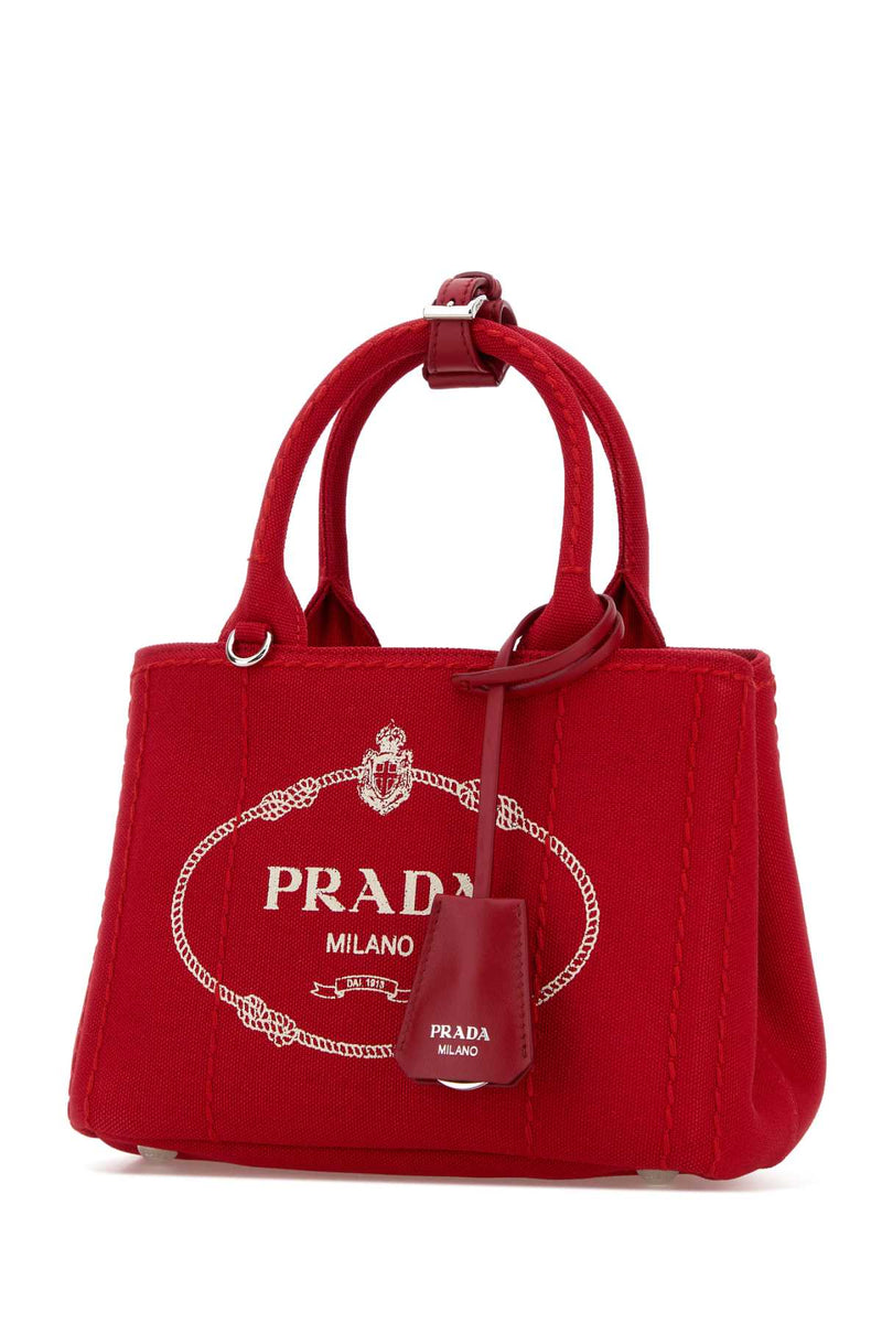 Prada Mano Tote Bag — Red