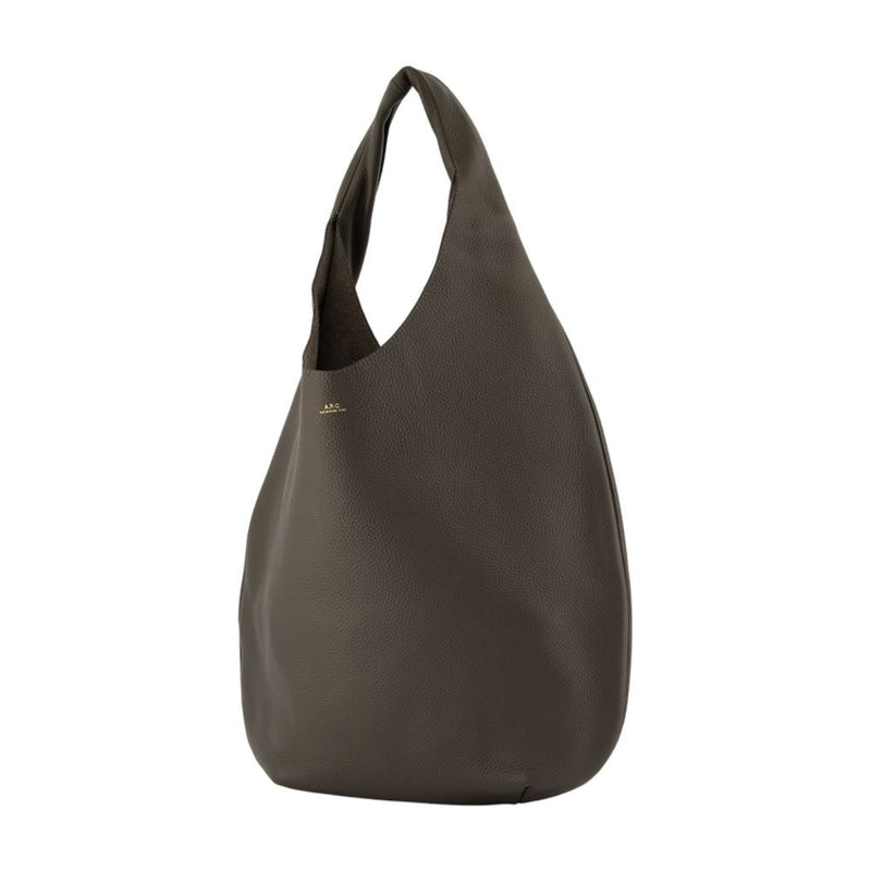A.p.c. Le Neige Shoulder Bag — Khaki Cowhide