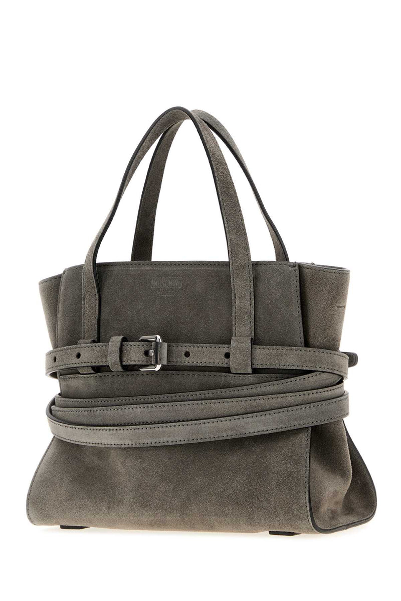 Moschino Top Handle Bag — Gray