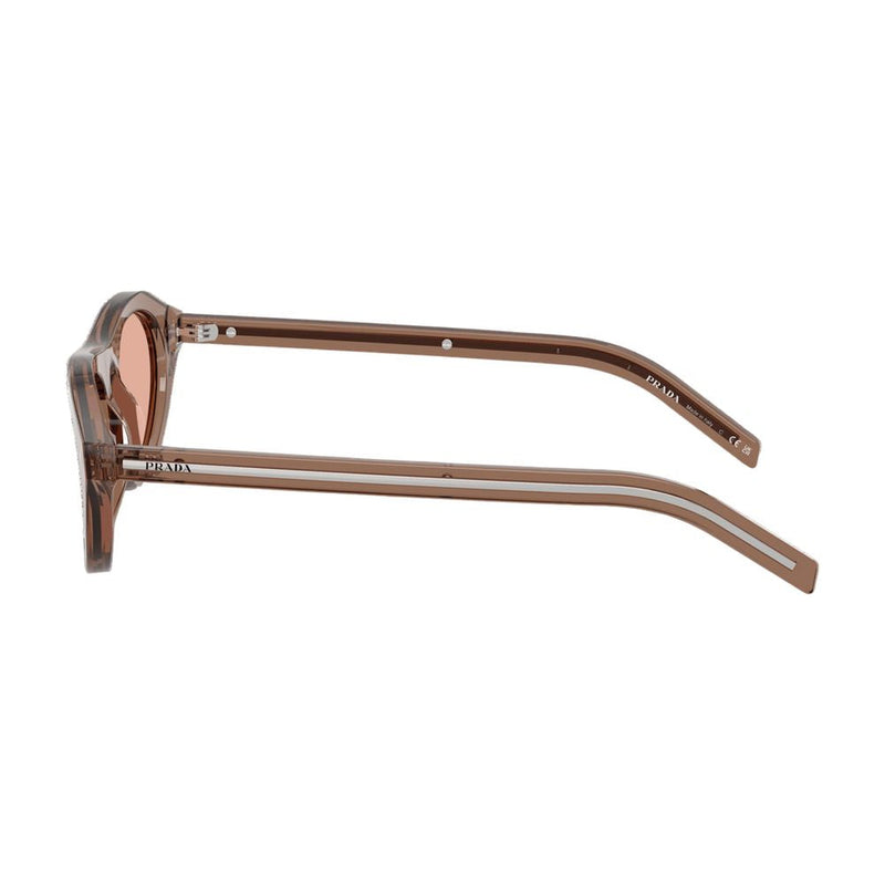 Prada 0prb15s-28i50w51 Sunglasses — Brown Acetate