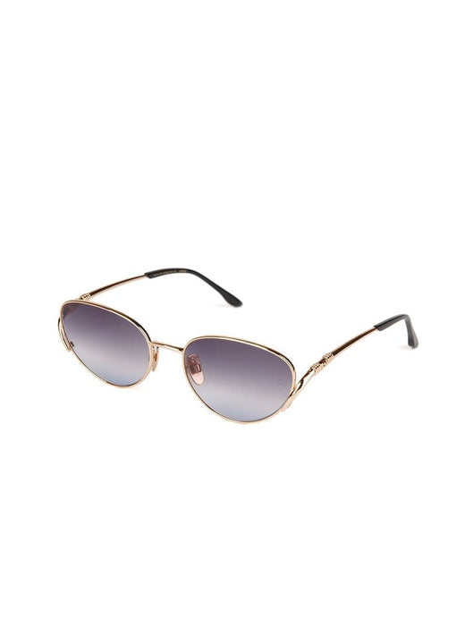 Ana Hickmann Ah3354 Metal Aviator Sunglasses — Gold