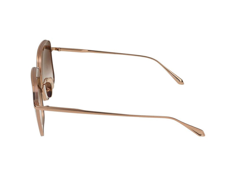 Linda Farrow Lfl1597 Sunglasses — Rose Gold Titanium
