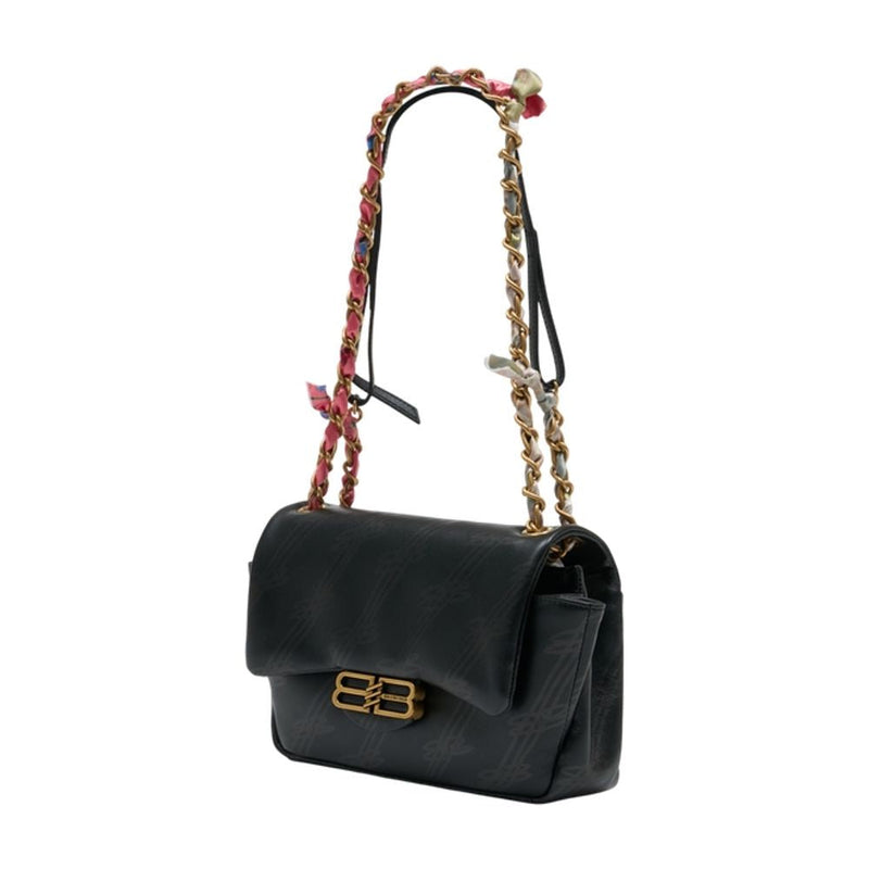 Balenciaga Shoulder Bag — Black Calfskin