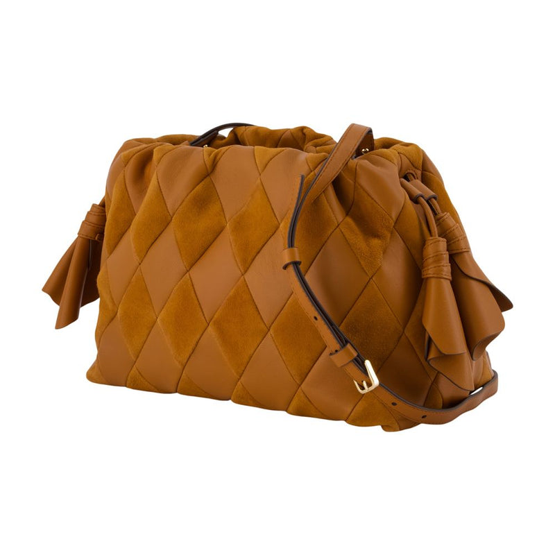 Zimmermann Cloud 91 Medium Clutch — Brown Lambskin
