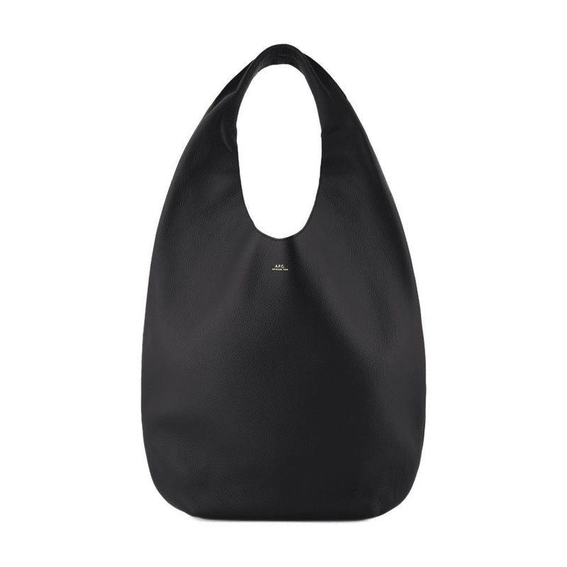 A.p.c. Le Neige Shoulder Bag — Black Cowhide