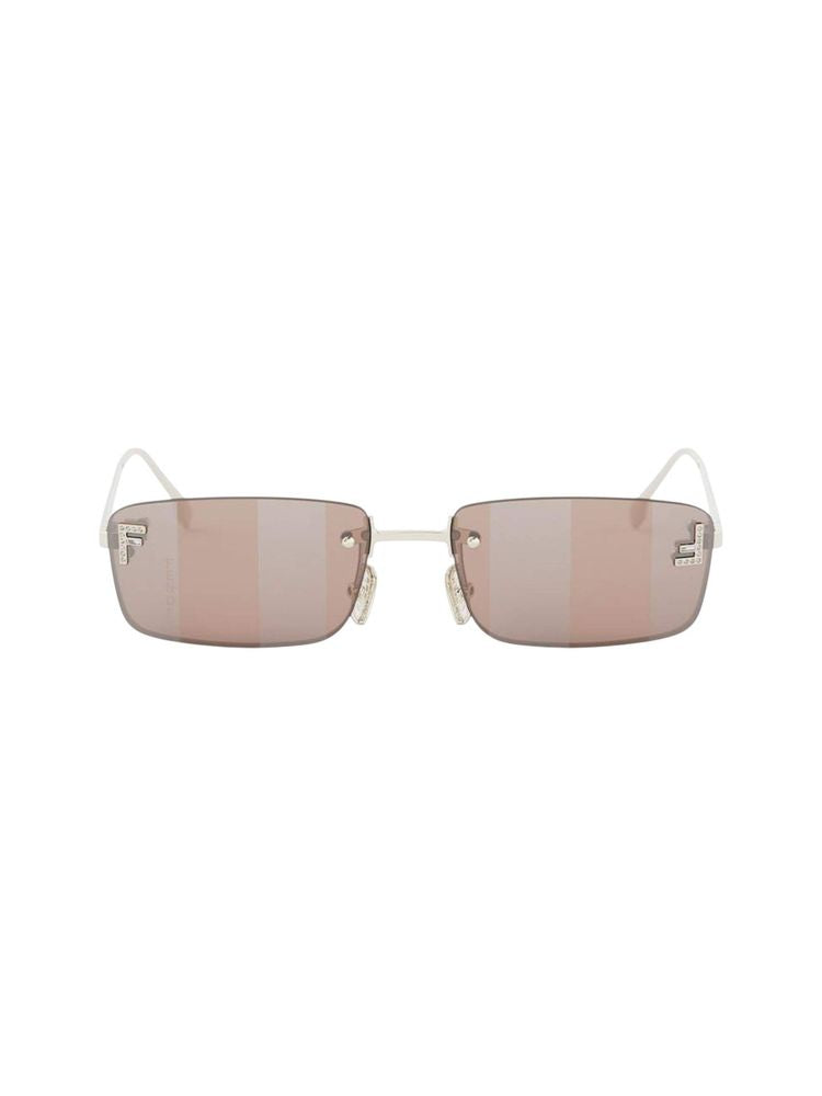 Fendi Fe4172us Brown Lens Acetate Sunglasses — Gold