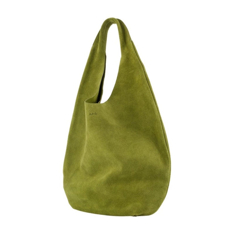 A.p.c. Le Neige Shoulder Bag — Green Cowhide