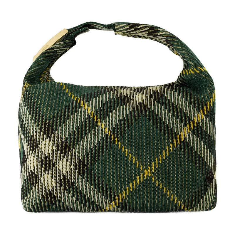 Burberry Peg Shoulder Bag — Green Nylon