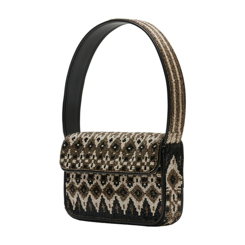 Staud Tommy Shoulder Bag — Black Viscose
