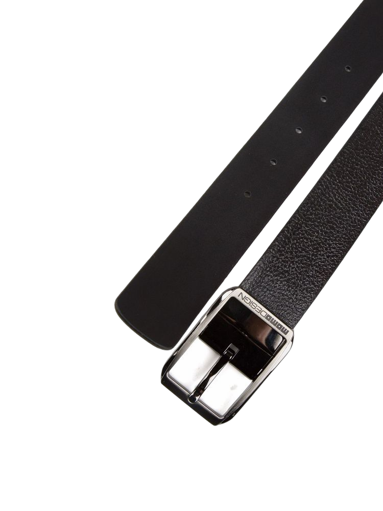 Momo Design Genuine Leather Belt — Black