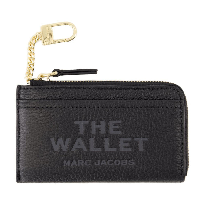 Marc Jacobs Leather Cowhide Wallet — Black