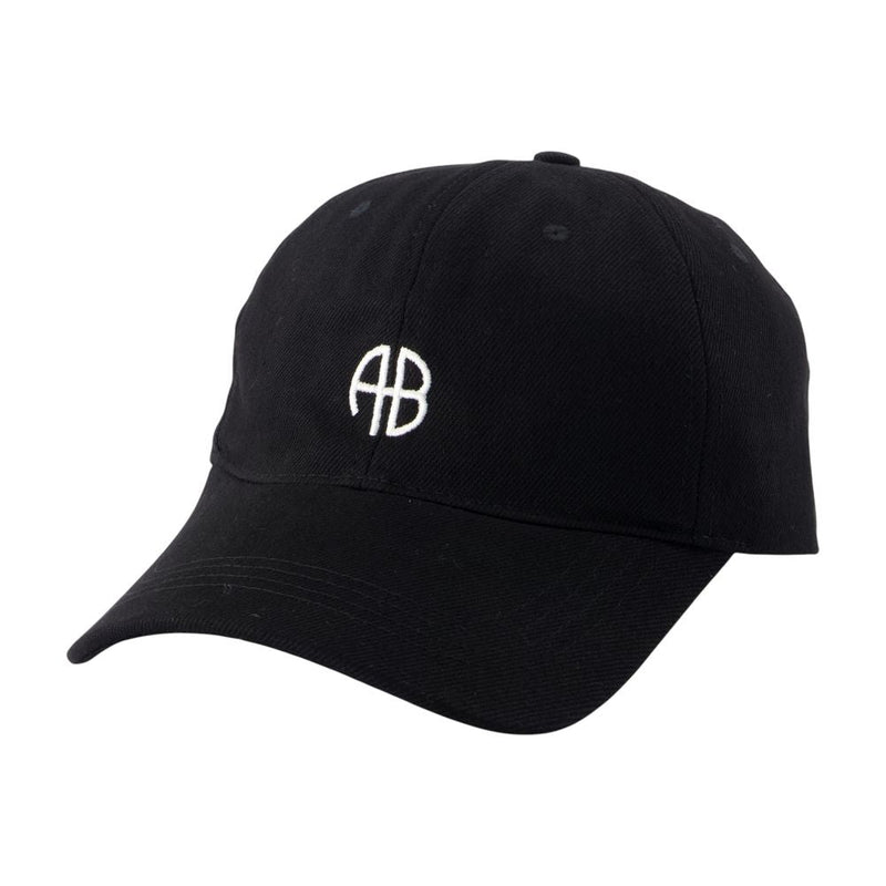 Anine Bing A-12-11477-Blk26 Baseball Cap — Black Cotton Caps