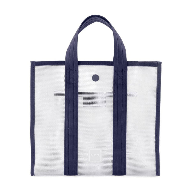 A.p.c. Louise Tote Bag — Navy Pvc