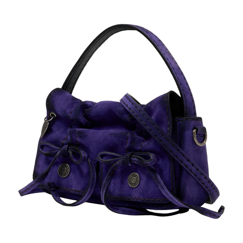 Acne Studios Shoulder Bag — Purple Calfskin