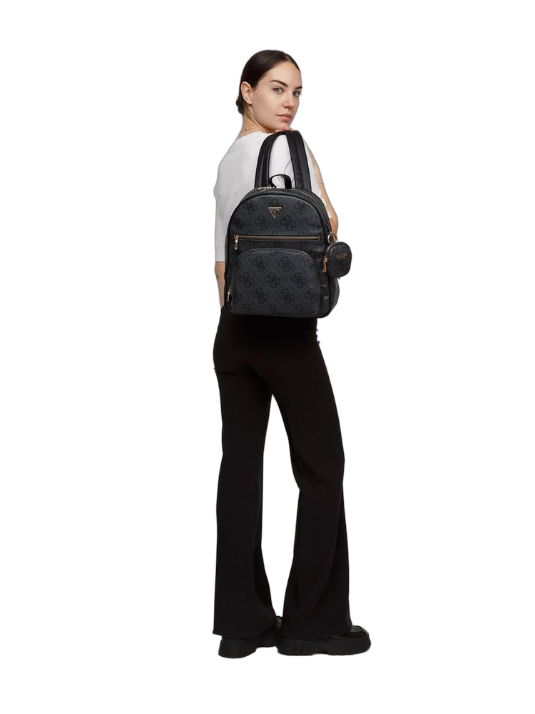 Guess Power Play Ii Backpack — Black Polyurethane