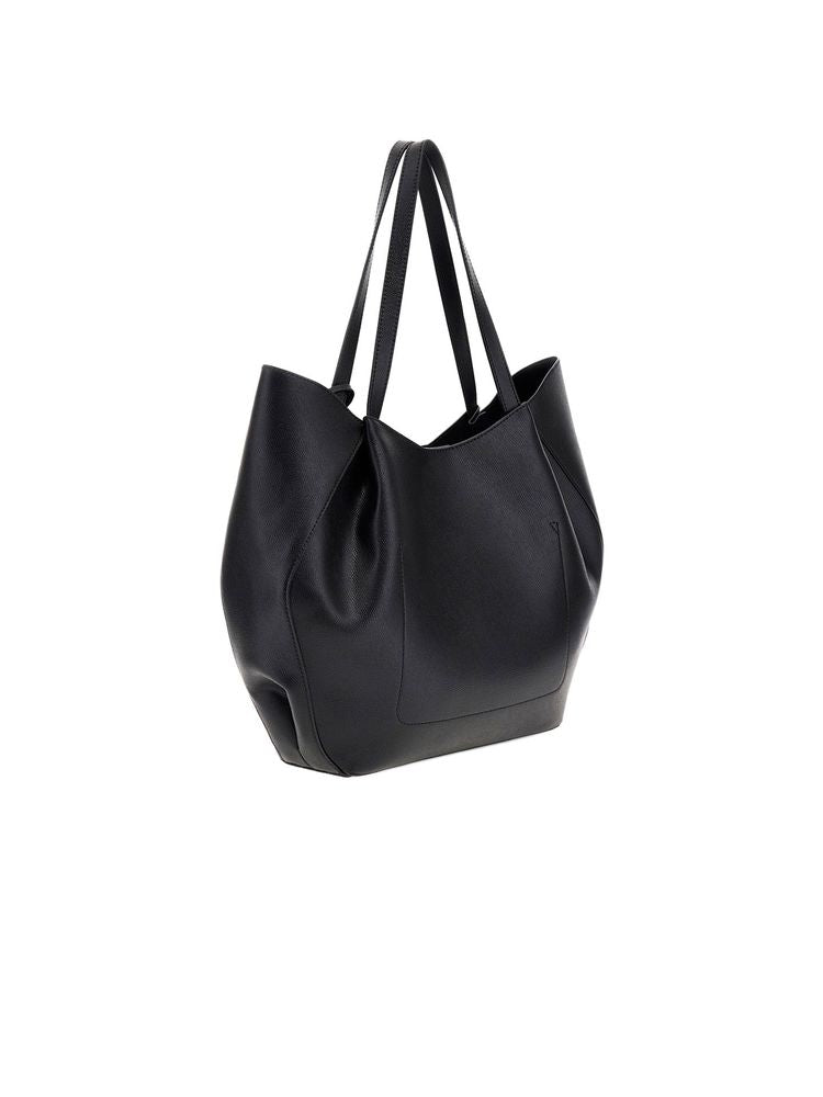 Guess Amorette 2 1 Tote Bag — Black Polyurethane