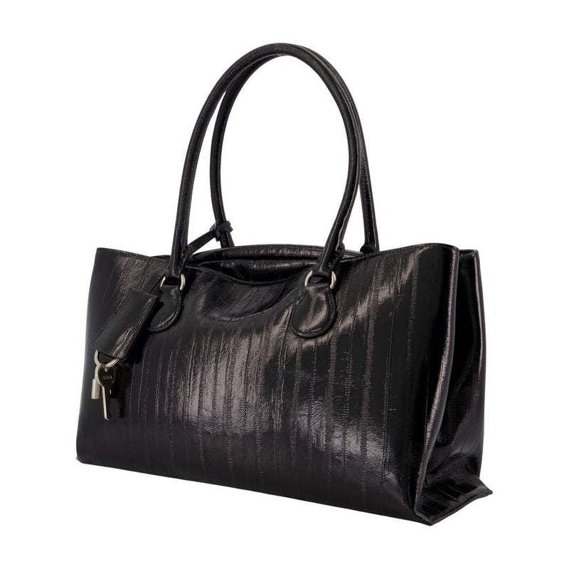 Osoi Shell Brot Shoulder Bag — Black Cowhide