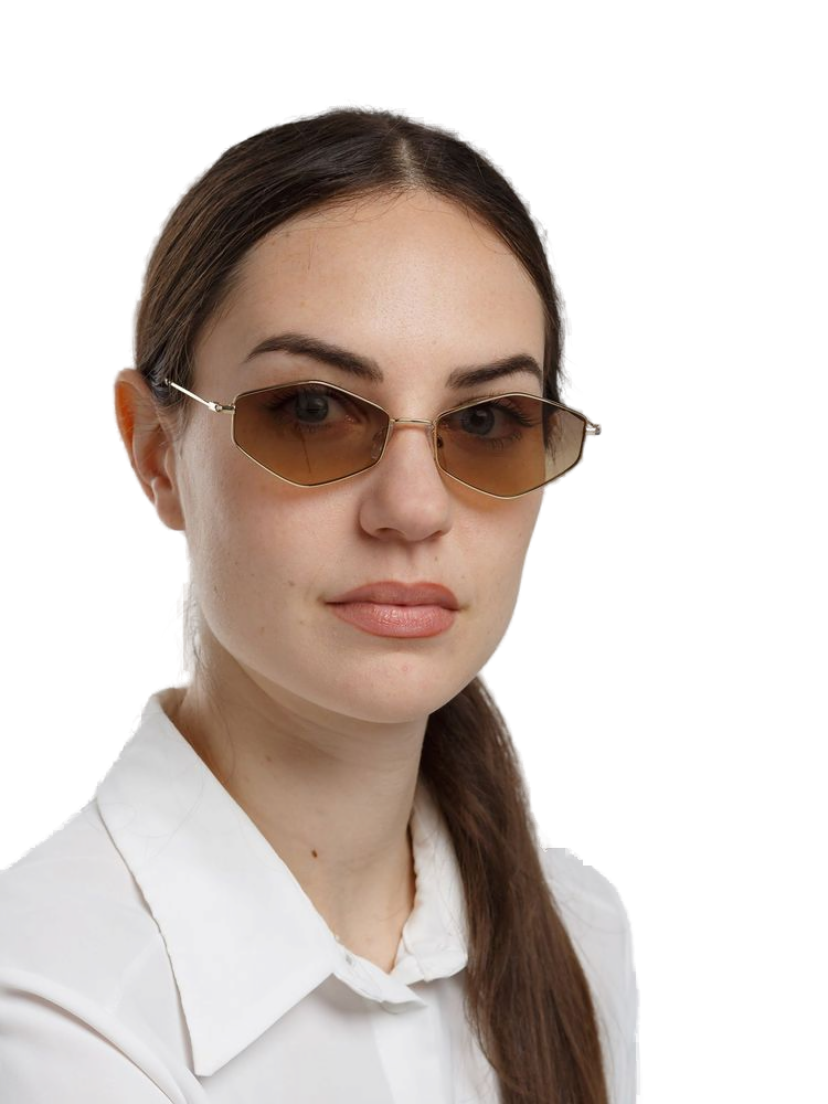 Hickmann Hi3231 Gold Metal Sunglasses —