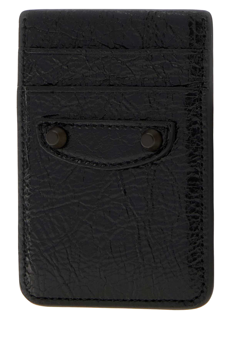 Balenciaga Le City Card Case — Black Wallet