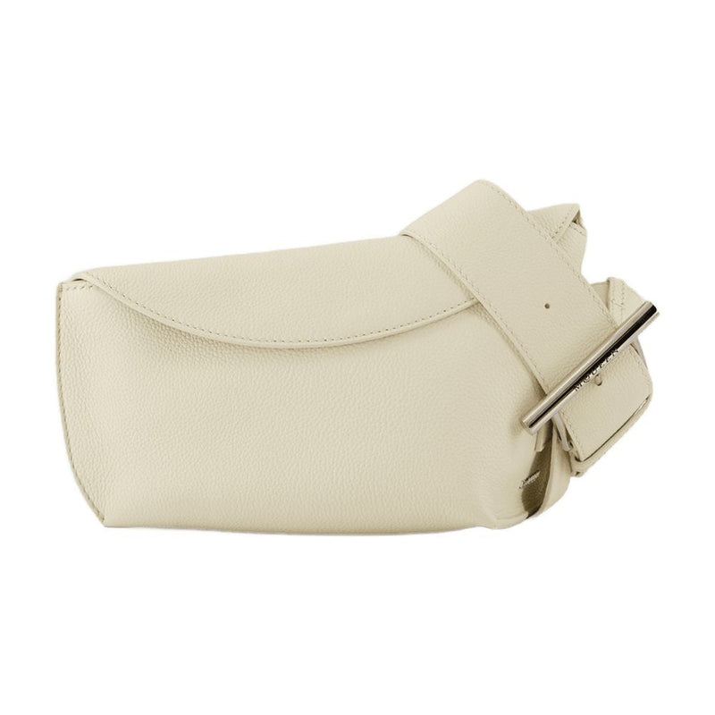 Alexander Mcqueen Calfskin Leather Crossbody Bag — Beige