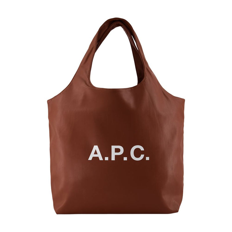 A.p.c. Ninon Tote Bag — Brown Synthetic