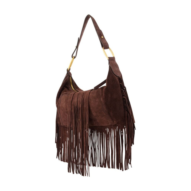 Vanessa Bruno Mathilde Shoulder Bag — Brown Cowhide