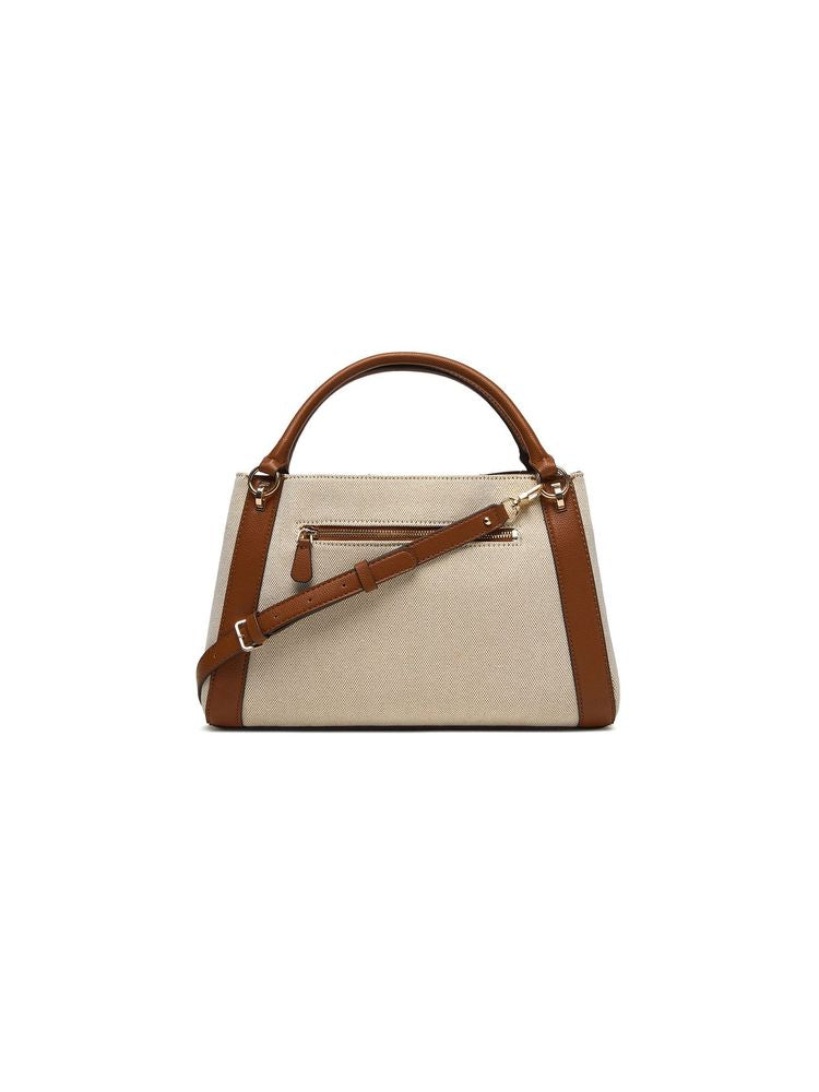 Guess Top Handle Bag — Beige Cotton