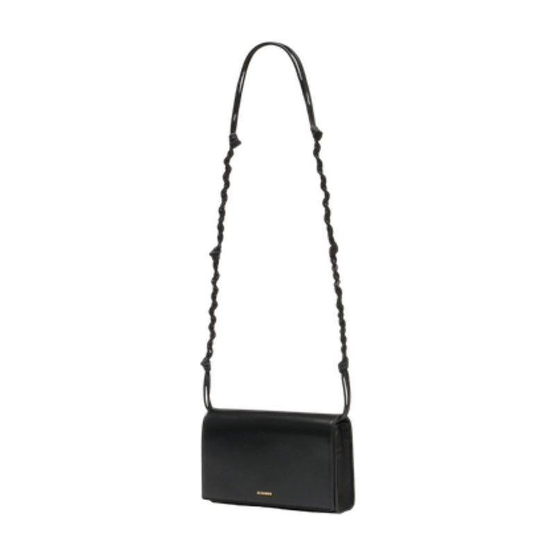 Jil Sander Tangle Wallet — Black Calfskin