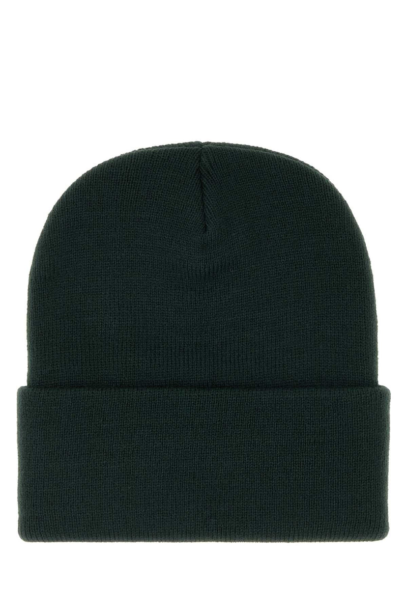Carhartt Wip Shortwatch Beanie — Green Exterior: Acrylic Beanies