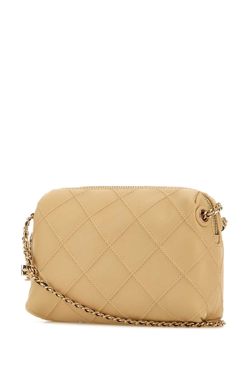 Tory Burch Camera Crossbody Bag — Beige