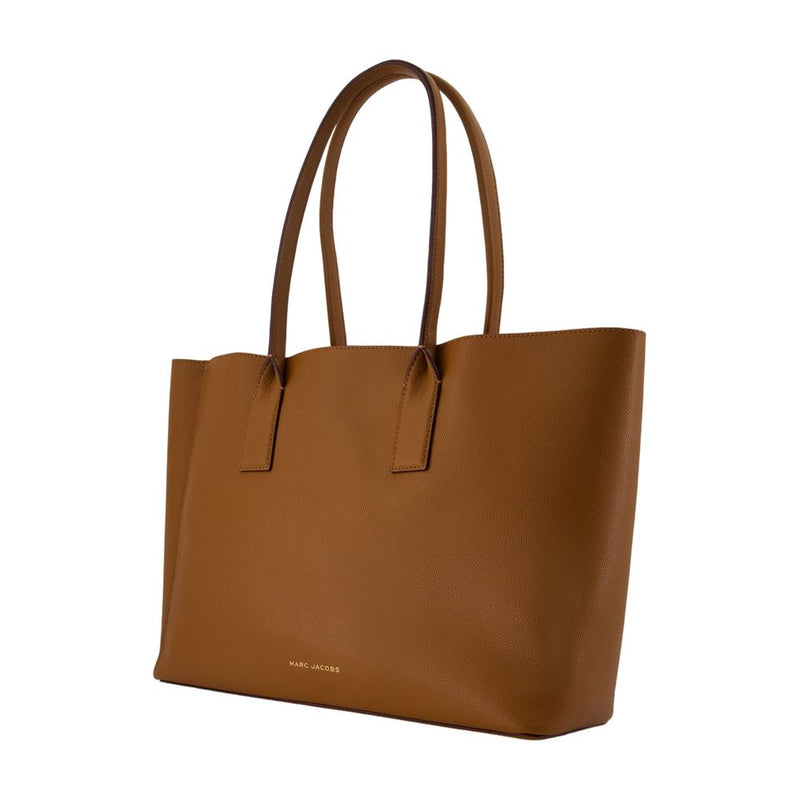 Marc Jacobs Leather Tote Bag — Brown Cowhide
