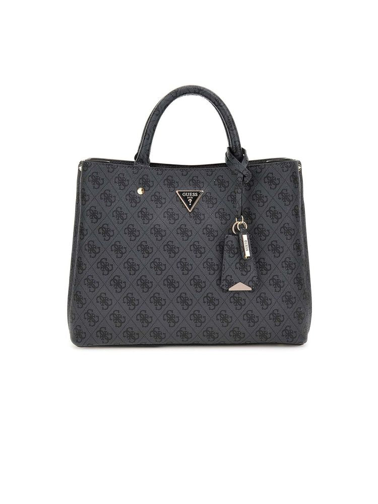 Guess Meridian Ii Shoulder Bag — Gray Polyurethane