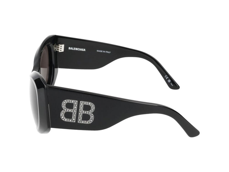 Balenciaga Bb0393s Sunglasses — Black Acetate