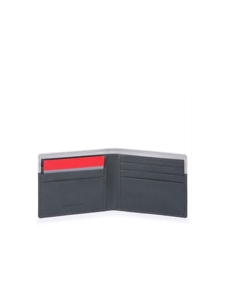 Piquadro Urban Wallet — Gray Leather