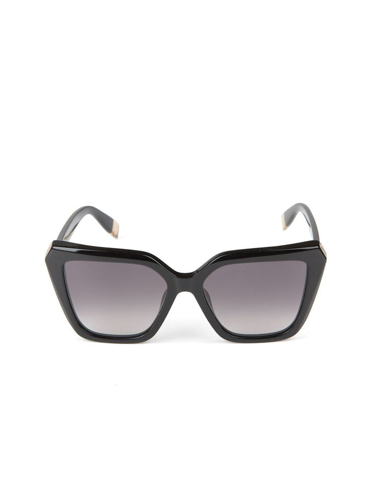 Furla Sfu978 Acetate Square-Frame Sunglasses — Black