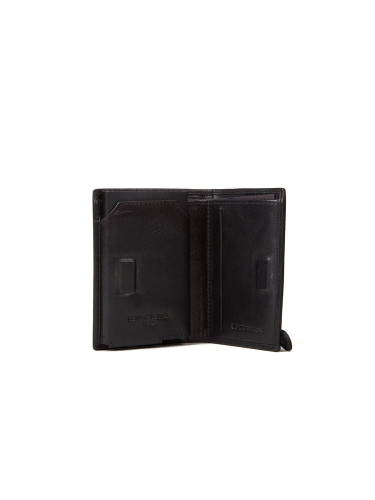 Momo Design Genuine Leather Wallet — Black