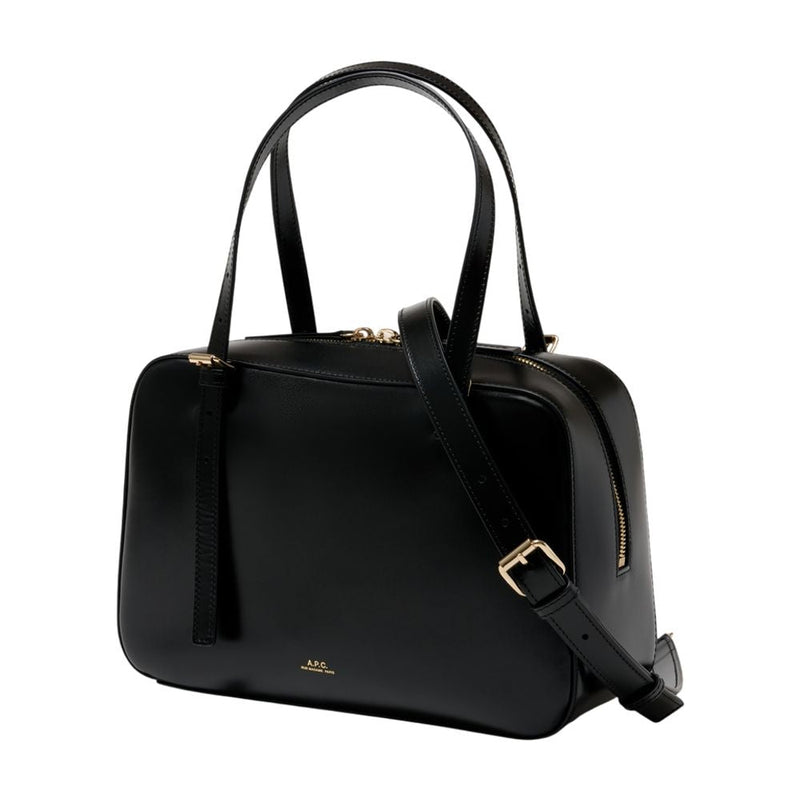 A.p.c. Shoulder Bag — Black Cowhide