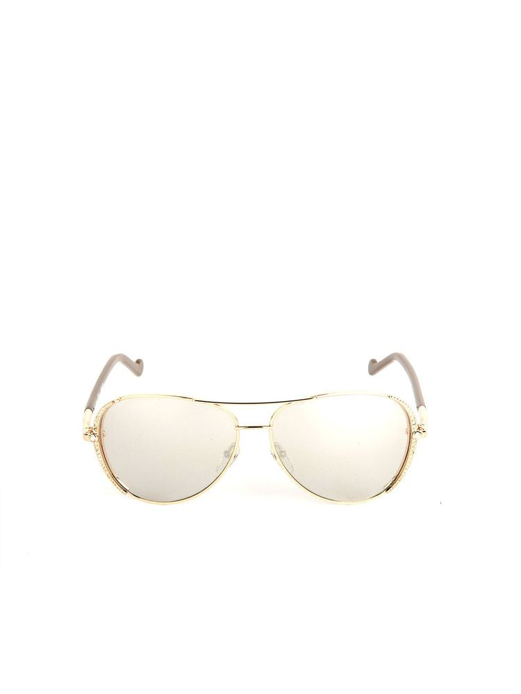 Liu Jo Lj102sr Metal Aviator Sunglasses — Gold