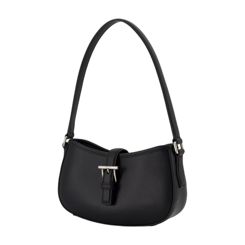 Alexander Mcqueen T Bar Mini Shoulder Bag — Black Calfskin
