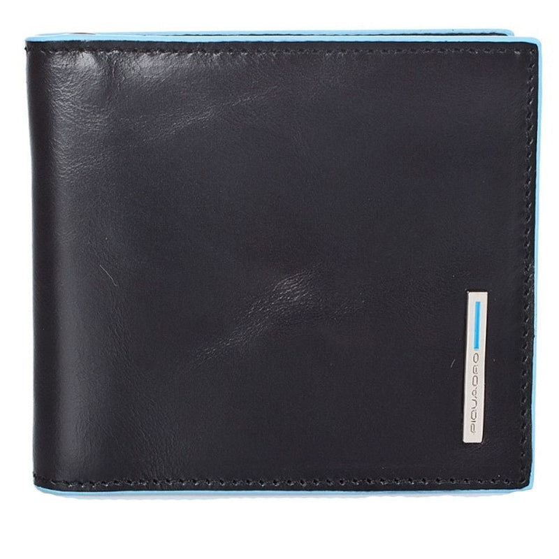 Piquadro Wallet — Black Leather