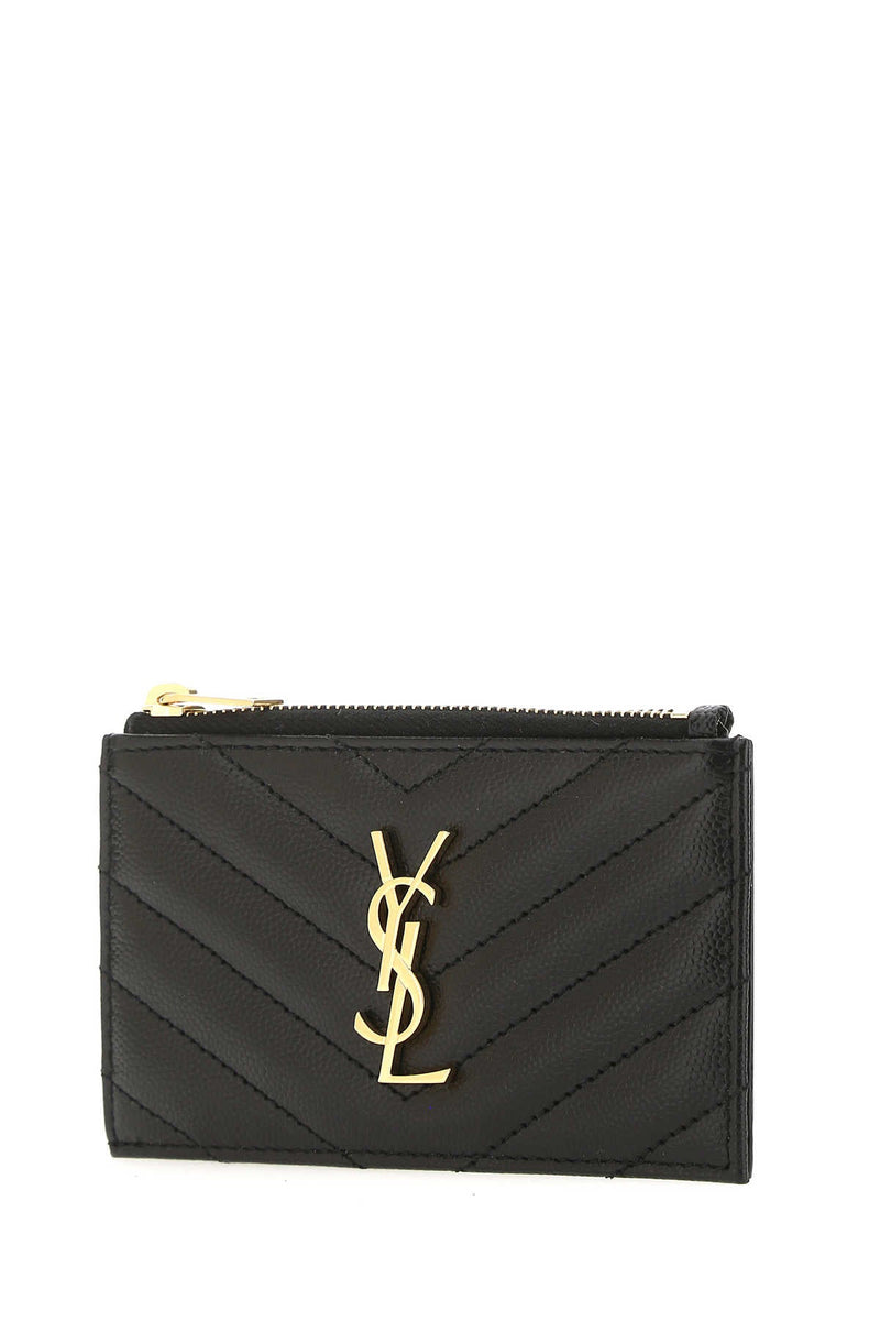 Saint Laurent Card Case — Black Wallet