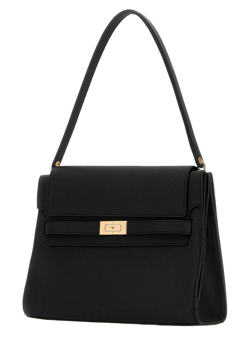 Tory Burch Lee Radziwill Shoulder Bag — Black