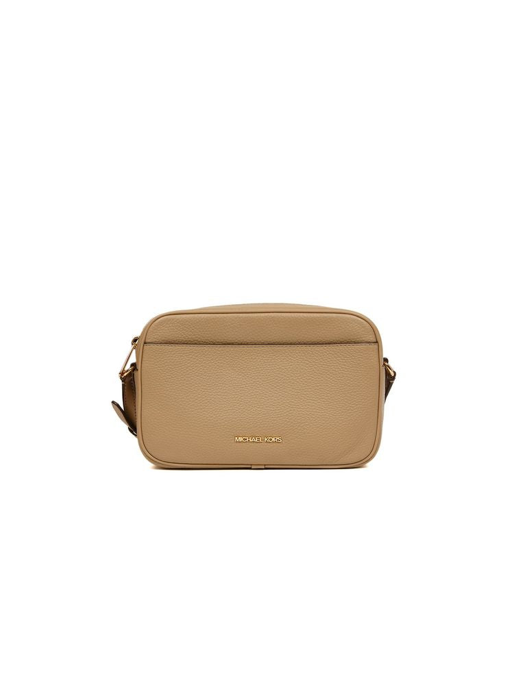 Michael Kors Crossbody Bag — Beige Leather