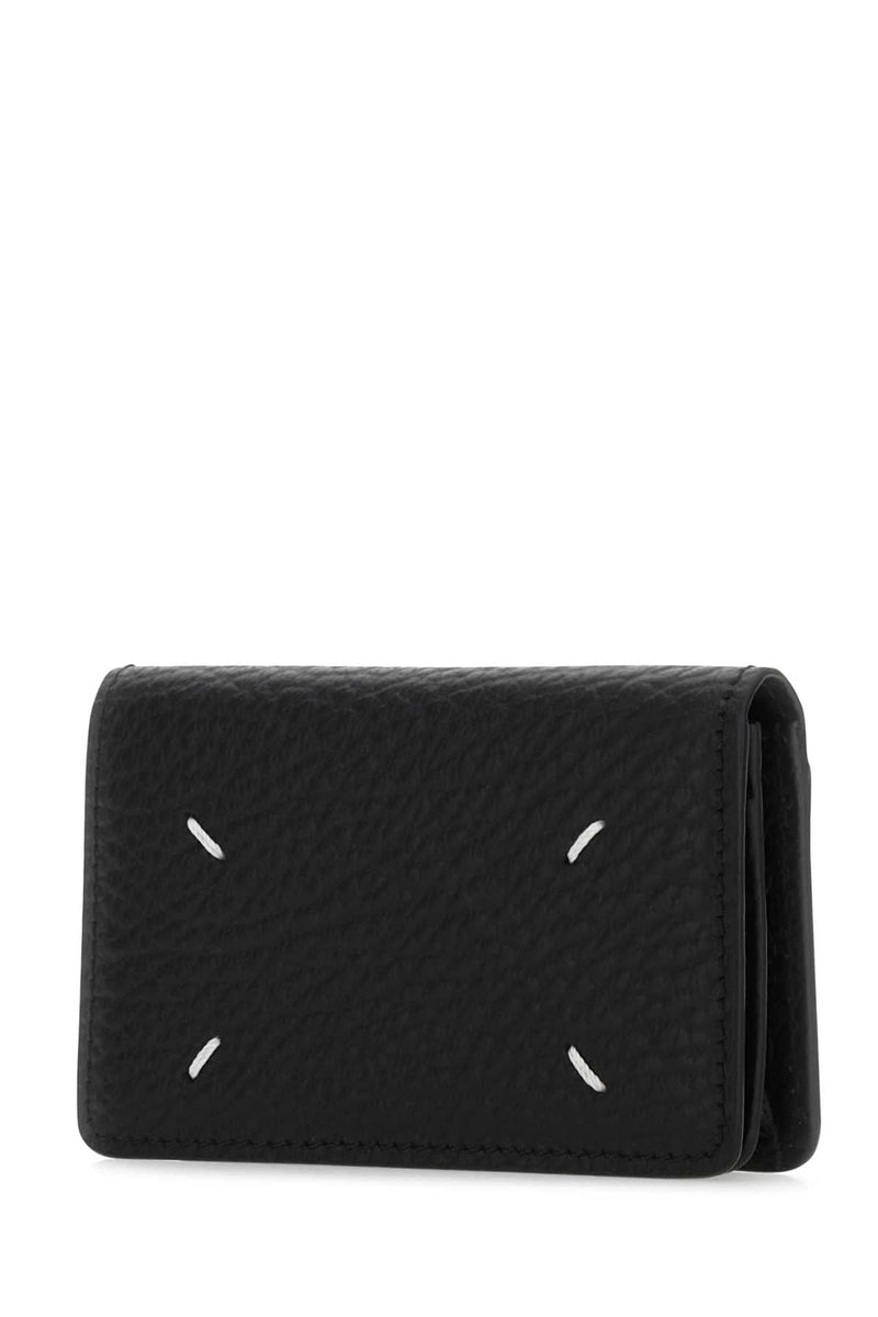 Maison Margiela Holder Card Case — Black Exterior: Calf Cases