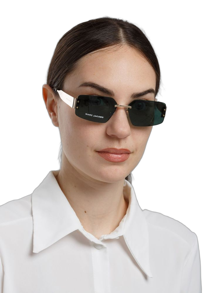 Marc Jacobs Metal Frame Sunglasses — Grey