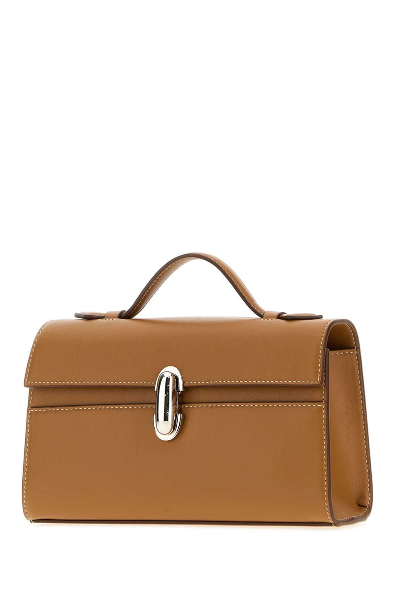 Savette Symmetry Top Handle Bag — Brown